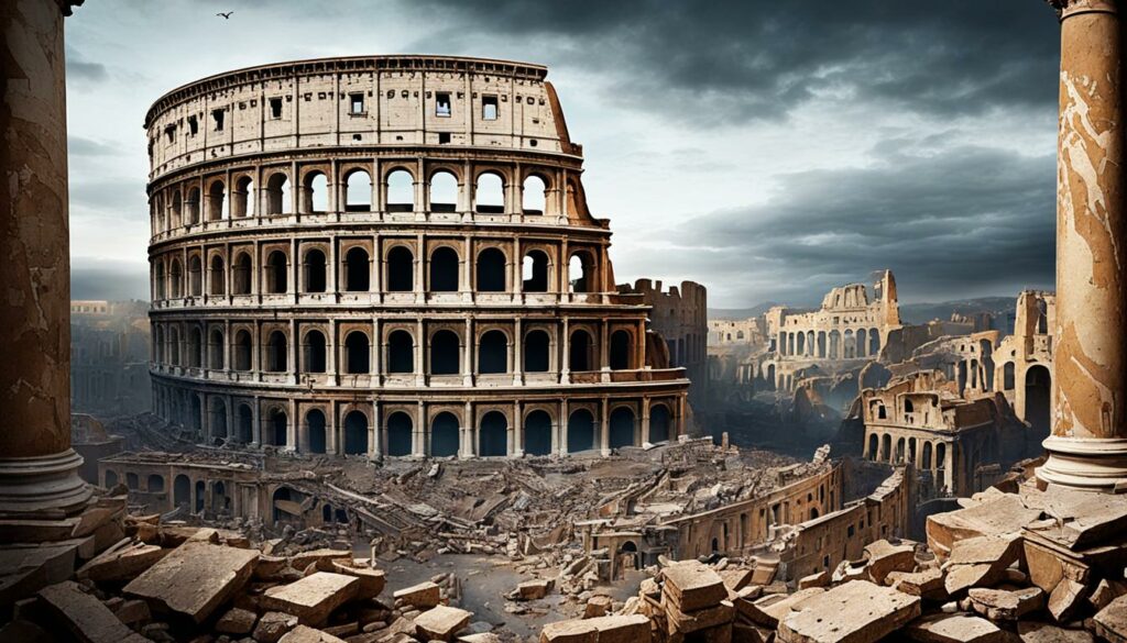 römische geschichte niedergang